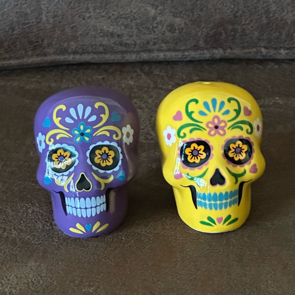 Day of the Dead Salt and Pepper Shakers